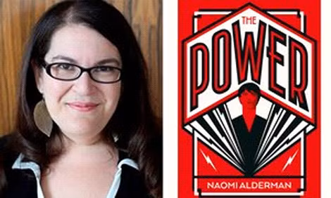 Naomi Alderman với tiểu thuyết "The Power" của mình.