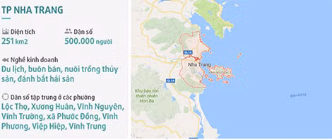 TP Nha Trang, Khánh Hòa. Ảnh: Google Maps.
