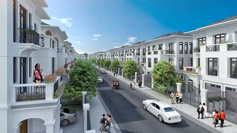 Tiểu khu Hướng Dương sở hữu đa dạng các loại hình biệt thự: từ đơn lập, song lập đến nhà phố. Trong đó, có 78 căn biệt thự song lập với diện tích đất từ 200 - 240m2/căn.