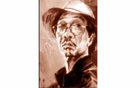 Chân dung nhà thơ - họa sĩ Chu Hoạch.