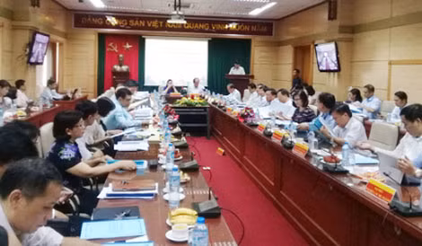 Quang cảnh buổi làm việc. Ảnh: VGP/Hà Chính Quang cảnh buổi làm việc. Ảnh: VGP/Hà Chính