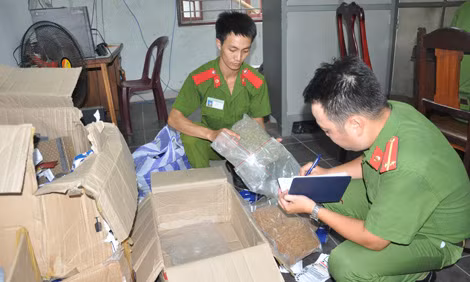 Tang vật vụ án.