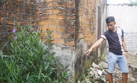 Hiện trường nơi phát hiện thi thể nạn nhân Quảng.