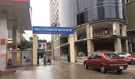 Trụ sở Công ty cổ phần Ôtô vận tải Hà Tây.