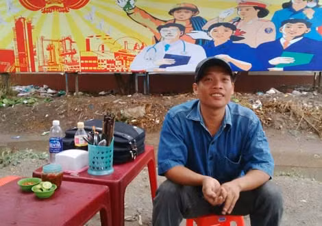 Anh Tâm là thành viên có hoàn cảnh khó khăn nhất.