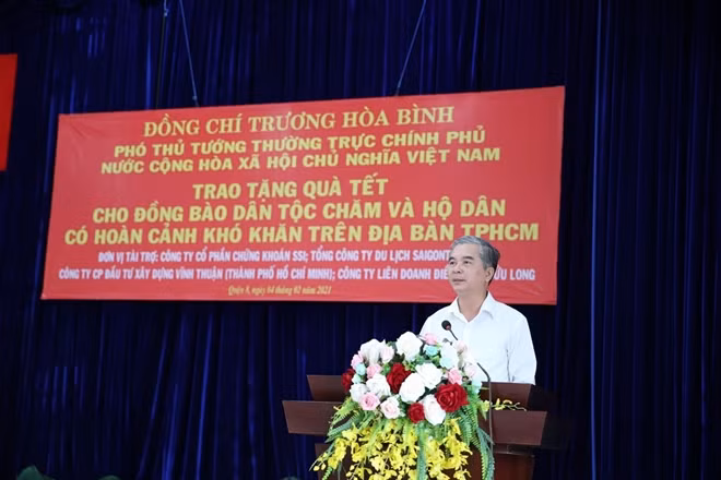 Ông Ngô Minh Châu, Phó Chủ tịch UBND TP Hồ Chí Minh đã phát biểu.