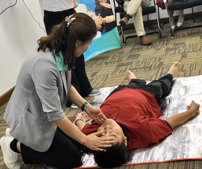 Hướng dẫn kỹ năng cứu người bị tai nạn giao thông.