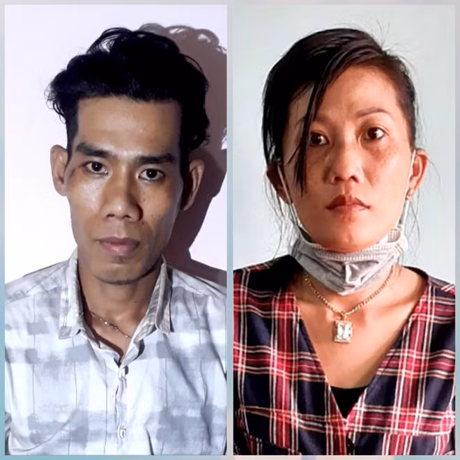 Đối tượng Nguyễn Thanh Long và Lê Thị Thanh Thúy.