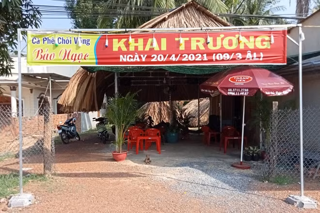 Quán cà phê của Nguyễn Thị Ngọc Lài.