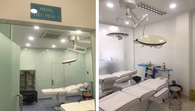 Tầng 3 là “phòng tiểu phẫu” có trang bị đèn phẫu thuật, giường phẫu thuật, tủ thuốc cấp cứu…