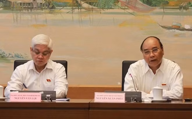 Thủ tướng Chính phủ Nguyễn Xuân Phúc phát biểu tại phiên thảo luận