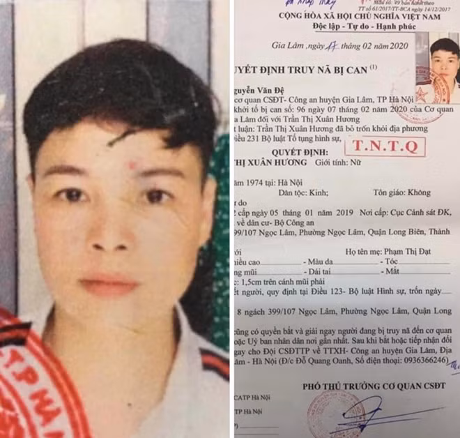 Đối tượng Trần Thị Xuân Hương