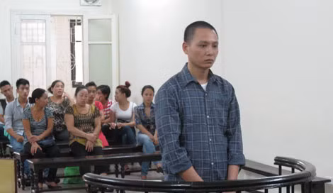 Bị cáo Tuấn tại phiên xử.