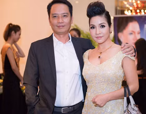 Mỹ Linh cùng chồng, nhạc sĩ Anh Quân.