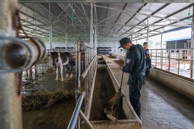 Đến đây mới hiểu hết một ngày "luôn chân, luôn tay" của các chiến sĩ. Từ 4 giờ sáng đến 5 giờ chiều, họ không có một phút nghỉ ngơi.
