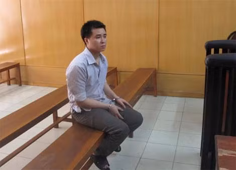 Bị cáo Toàn tại phiên xử hôm nay.