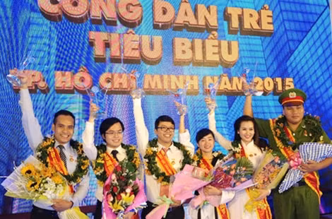 6 công dân trẻ tiêu biểu TP Hồ Chí Minh 2015.