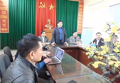 Quang cảnh buổi họp báo.