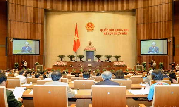 Quốc hội họp thảo luận về dự án Luật Trưng cầu ý dân. Ảnh: TTXVN. Quốc hội họp thảo luận về dự án Luật Trưng cầu ý dân. Ảnh: TTXVN.
