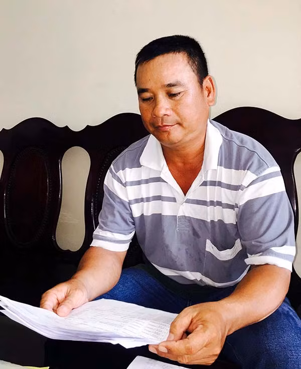 Ông Nguyễn Văn Thanh, nạn nhân của băng lừa đảo lợi dụng dịch vụ Internet Banking để hoạt động.
