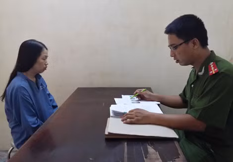 Nguyễn Thị Lan (Việt Yên, Bắc Giang) - đối tượng gây ra vụ đầu độc lái xe ôm dẫn đến tử vong.