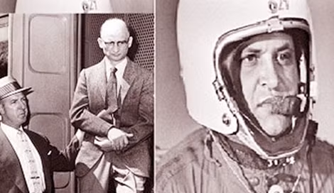 Đại tá Rudolf Abel (đeo kính, ảnh trái) được trao đổi với phi công Francis Gary Powers (ảnh phải)
