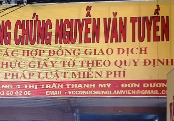 Văn phòng công chứng Nguyễn Văn Tuyền công chứng trái phép 80 hồ sơ