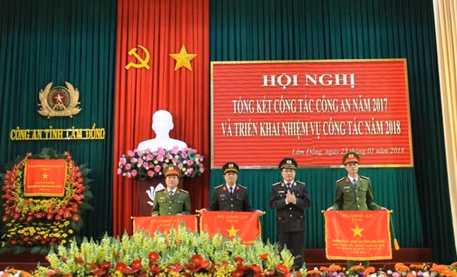 Đồng chí Thứ trưởng Nguyễn Văn Thành làm việc với Công an tỉnh Lâm Đồng