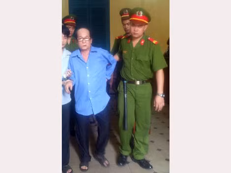 Bị cáo Sương tại phiên tòa.