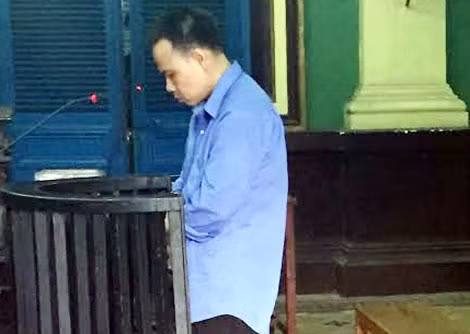Bị cáo Diệp tại phiên tòa. Bị cáo Diệp tại phiên tòa.
