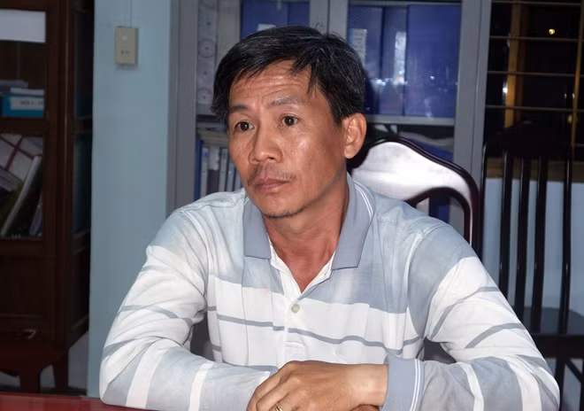 Đối tượng Phước khi bị bắt giữ.