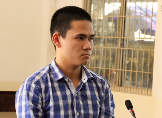 Bị cáo Hận tại Tòa.
