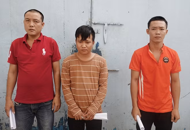 Các đối tượng Phụng, Trí và Võ Quang Minh.