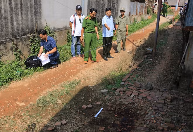 Hiện trường vụ án.
