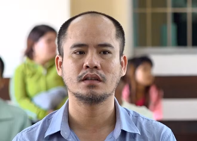 Bị cáo Phương ở tòa.