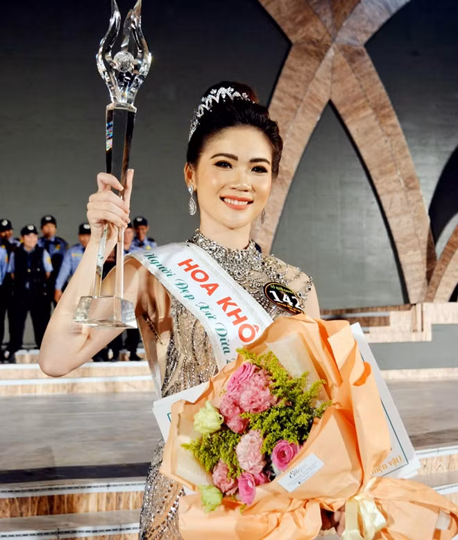 Hoa khôi Người đẹp xứ Dừa năm 2019 Bùi Kim Quyên.
