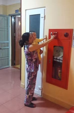 Hệ thống báo cháy tại tòa nhà CT5B (khu đô thị Văn Khê, Hà Đông) chỉ có tác dụng để làm cảnh.