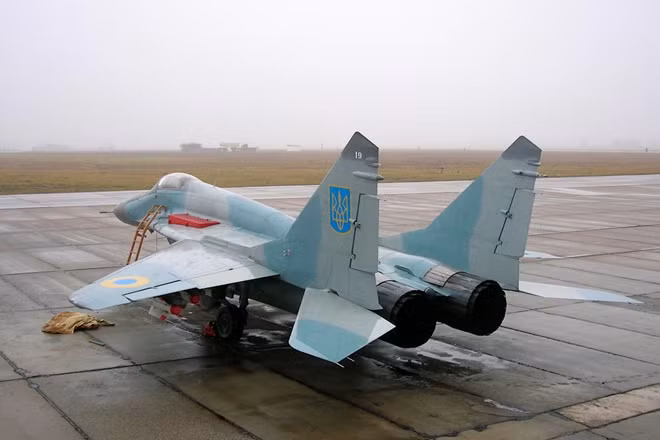 Máy bay chiến đấu Mig 29 của Ukraina.