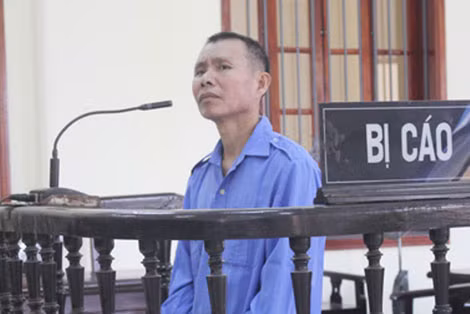 Bị cáo Duyên tại phiên tòa.