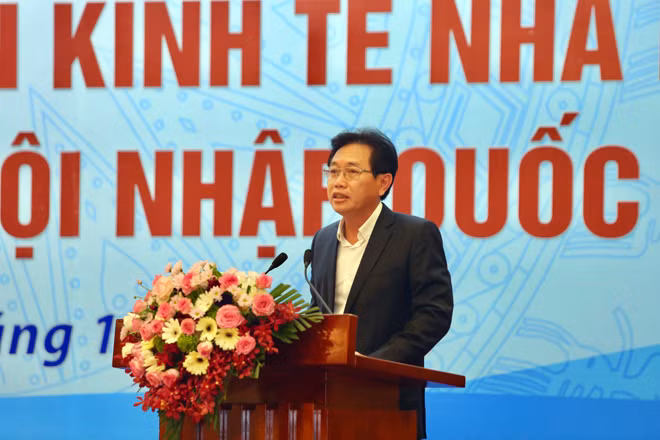 Tổng giám đốc PVN Nguyễn Vũ Trường Sơn phát biểu khai mạc Hội thảo Tổng giám đốc PVN Nguyễn Vũ Trường Sơn phát biểu khai mạc Hội thảo