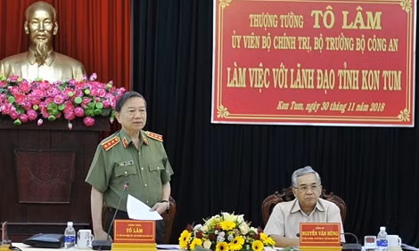 Công an Kon Tum hoàn thiện phương án bố trí Công an chính quy đảm nhiệm chức danh Công an xã 