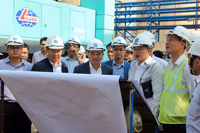 Đoàn công tác liên ngành do Thứ trưởng Bộ Công Thương Hoàng Quốc Vượng kiếm tra tiến độ dự án Đoàn công tác liên ngành do Thứ trưởng Bộ Công Thương Hoàng Quốc Vượng kiếm tra tiến độ dự án