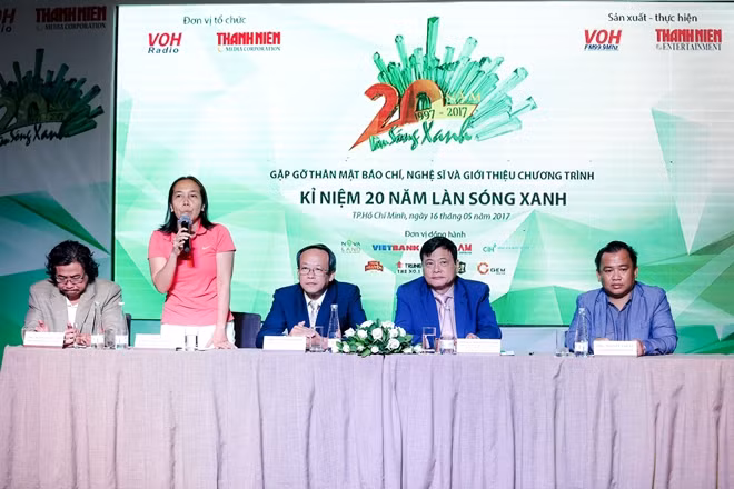 Ban tổ chức thông báo chuỗi sự kiện kỷ niệm 20 năm Làn sóng xanh.