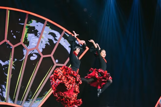 Một số hình ảnh trong đêm thi chủ đề "Thầy trò song tấu".