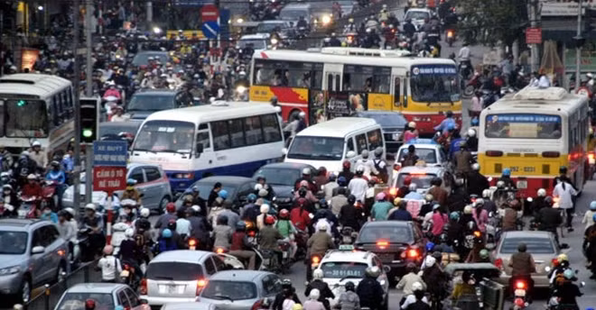 Hà Nội dự kiến cấm xe may cá nhân trong nội đô từ 2025.