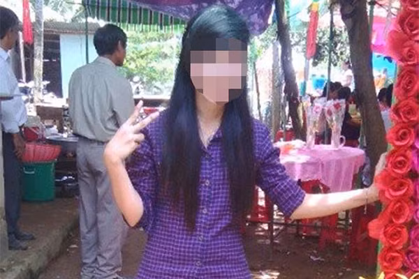 Nữ sinh được gia đình trình bày mất tích ở tỉnh Tiền Giang.