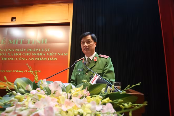 Thứ trưởng Nguyễn Duy Ngọc phát biểu chỉ đạo buổi lễ