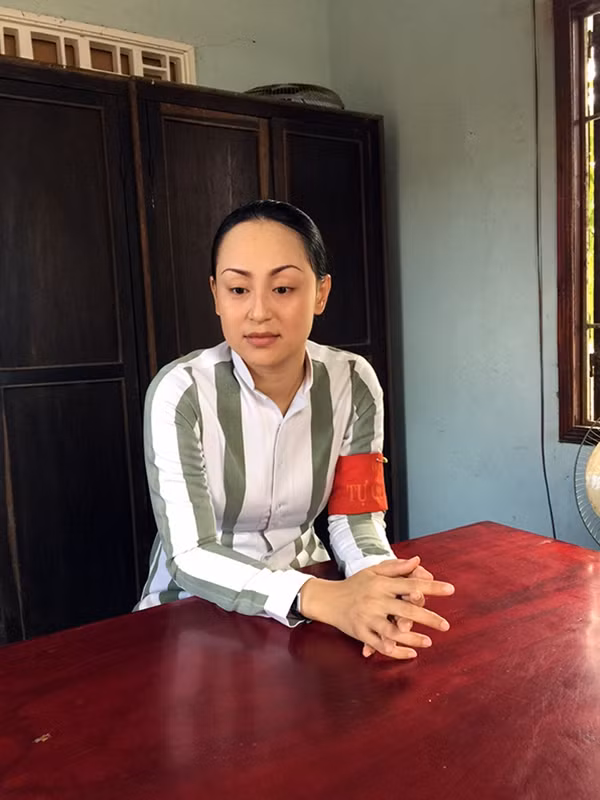 Phạm nhân Nguyễn Thụy Ngọc Băng tại Trại giam Thủ Đức.