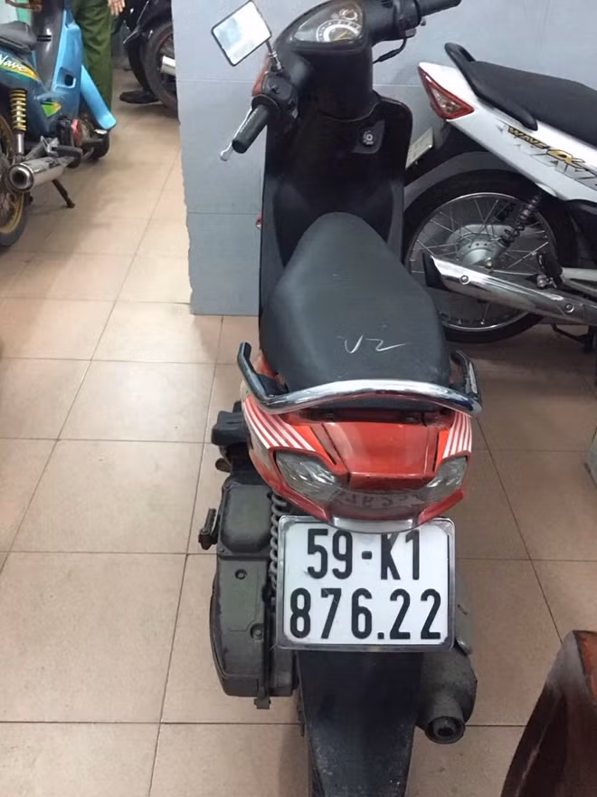 Chiếc xe làm phương tiện đi cướp.
