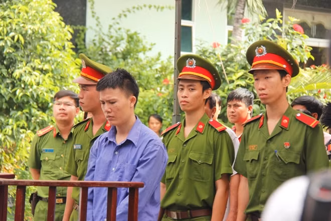 Bị cáo Dạn tại phiên xử